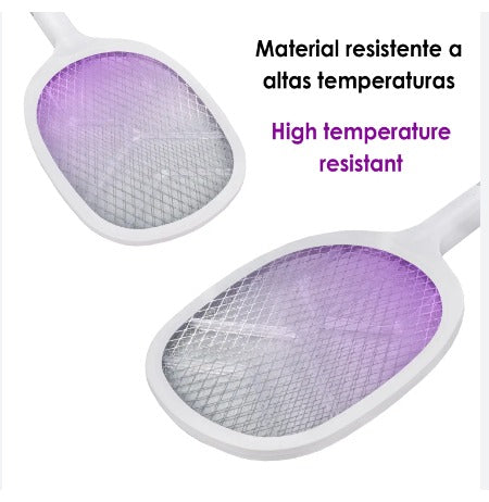 Raqueta Electrica Recargable Para Insect